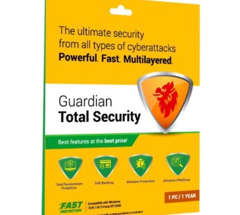 GUARDIAN TOTAL SECURITY ANTIVIRUS | 1 USER | 1 YEAR | KEY ON WHATSAPP