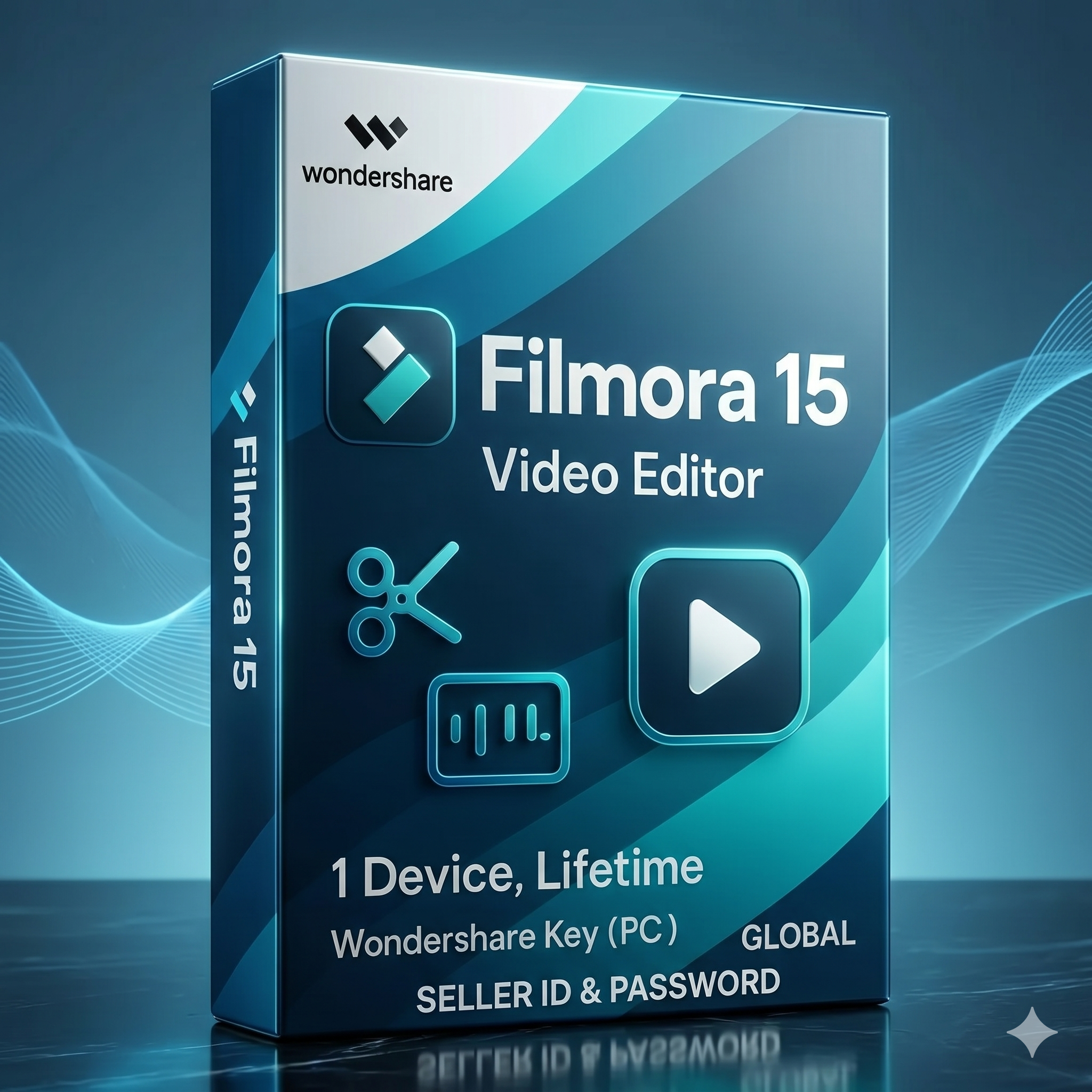 FILMORA VIDEO EDITOR PERPETUAL + VIP ASSET 1YR. (12000 AI CREDIT WITH FOR 1YR.)