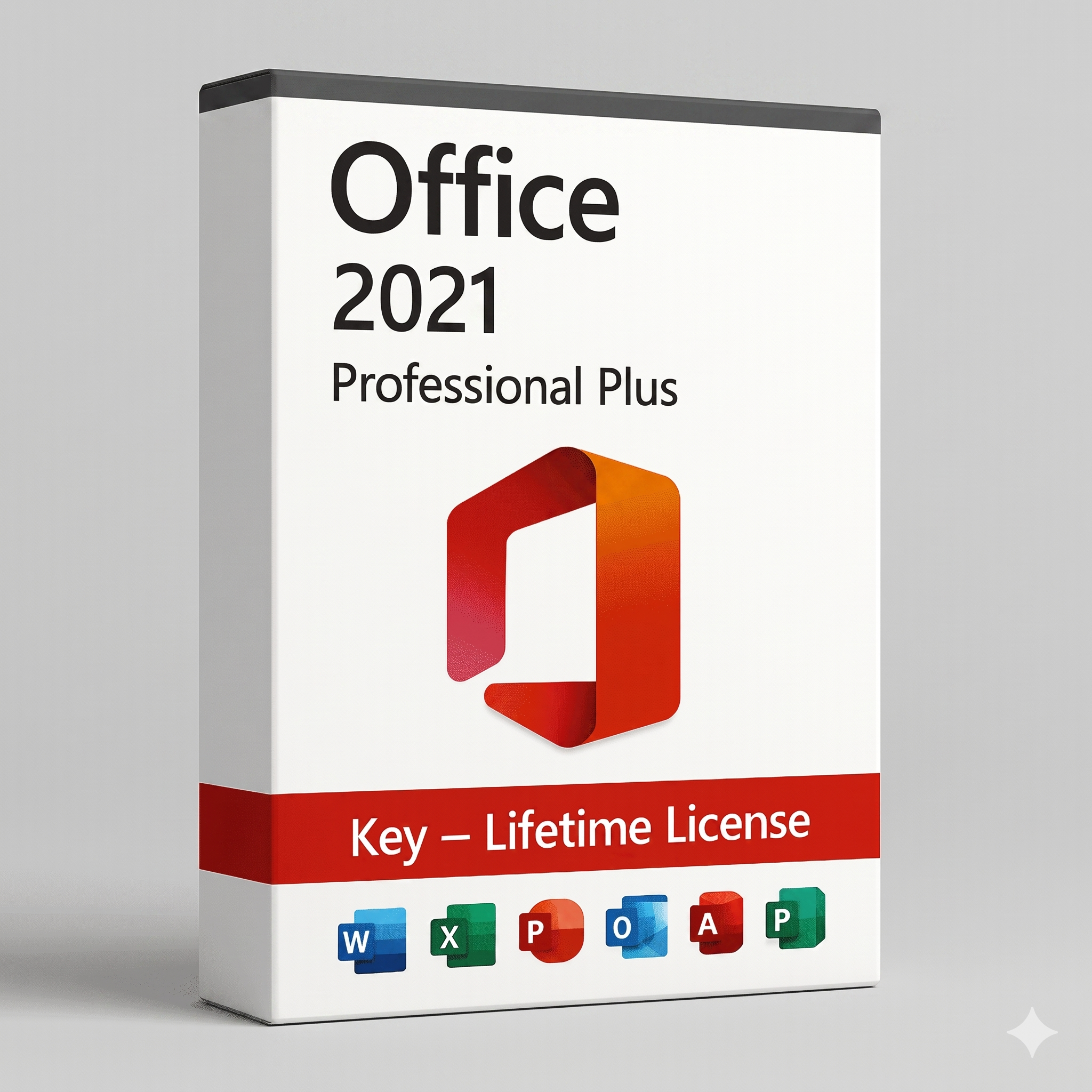 MS OFFICE 2021 PROPLUS - LIFETIME KEY (ONLINE ACTIVATION) FOR WINDOWS