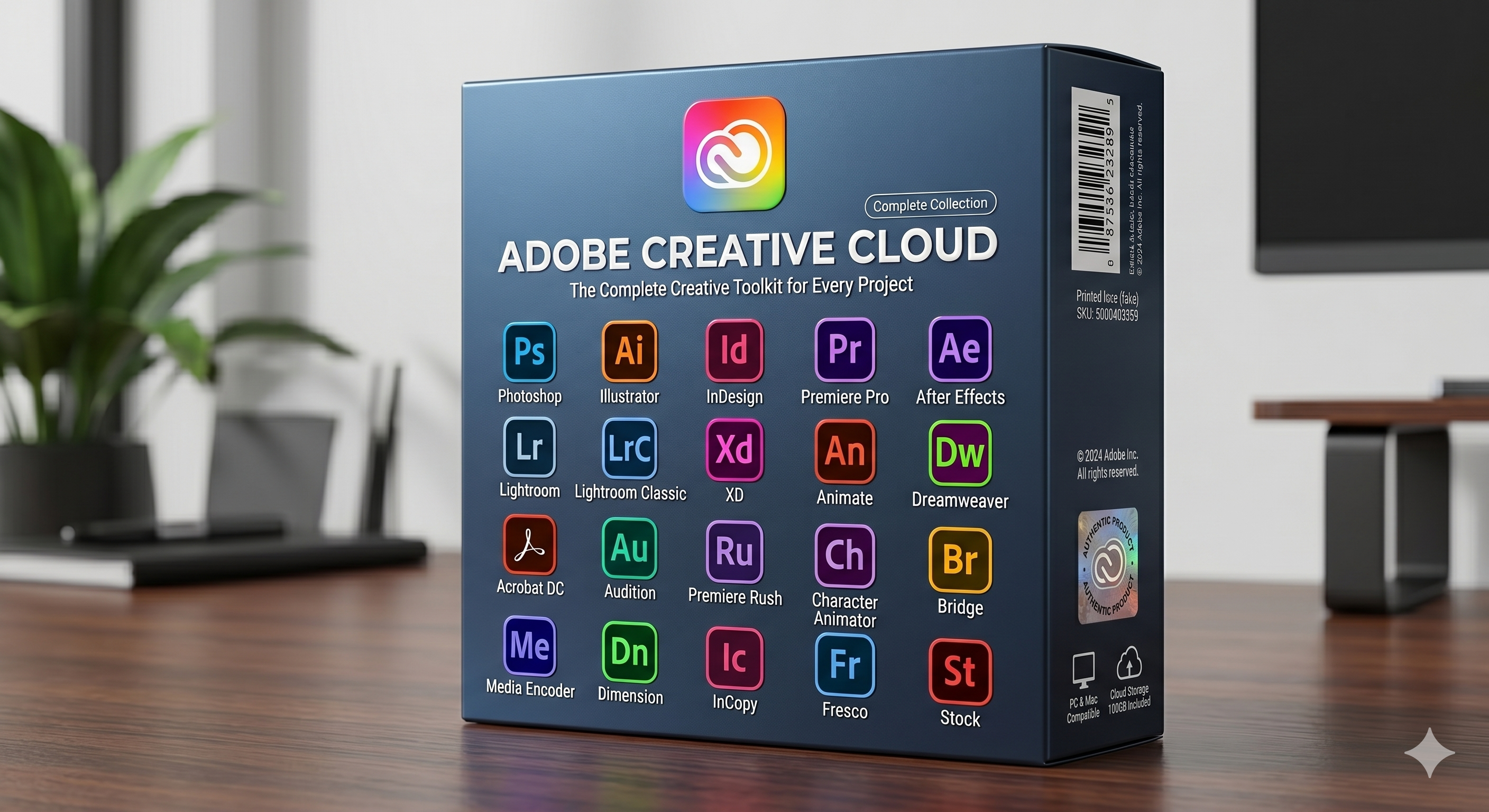 ADOBE CREATIVE CLOUD (1 YEAR PLAN)